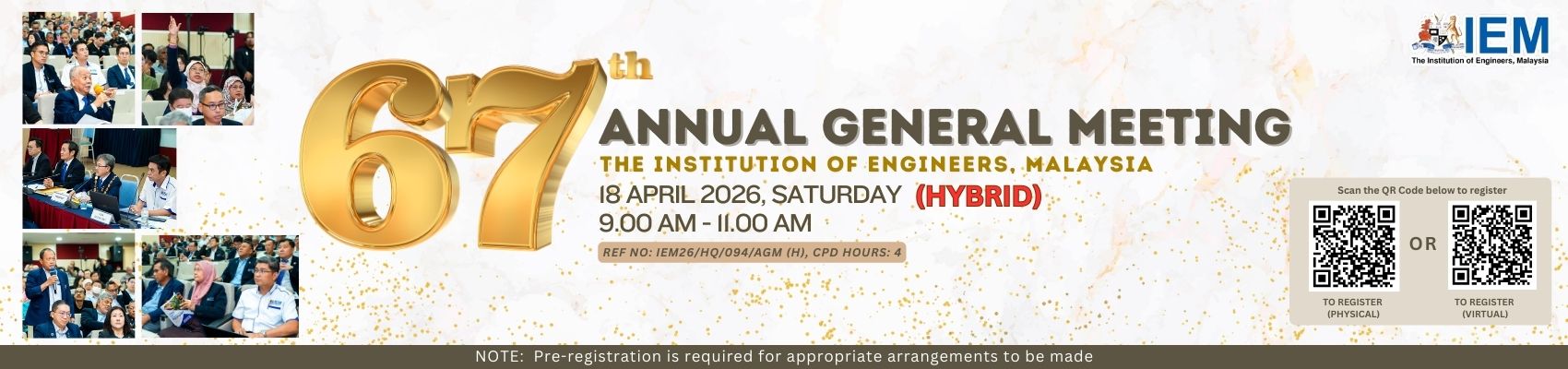 67th Annual General Meeting of The Institution of Engineers, Malaysia